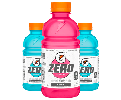 Gatorade G Zero Sugar Thirst Quencher Sports Drink, Variety Pack, 12 fl oz, 18 Pack Bottles