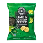 Red Rock Deli Style Potato Chips, Lime & Cracked Pepper, 2 Ounce (12 Count)
