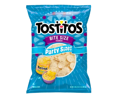 Green Tostitos Bite Size Rounds Party Size