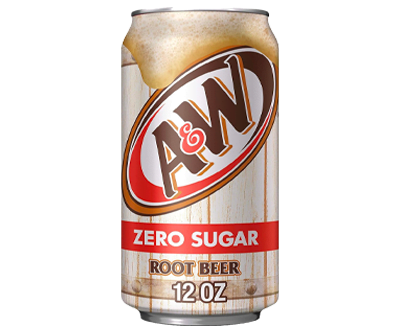 Diet A&W Root Beer, 12 fl oz - 12 Cans pack