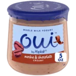 Oui by Yoplait Mocha & Chocolate Whole Milk Yogurt, French Style Yogurt Snack, 5 OZ Glass Yogurt Jar