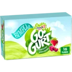 Simply Go-GURT Strawberry and Mixed Berry Kids Low Fat Yogurt Variety Pack, Gluten Free, 2 oz. Yogurt Tubes (16 Count)