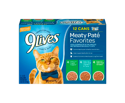 Lives Paté Favorites Variety Pack Wet Cat Food, 5.5-Ounce Cans, 12-Count