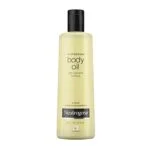 Neutrogena Body Oil Light Sesame Formula, Dry Skin Moisturizer and Hydrating Body Massage Oil for Radiant and Healthy Looking Glow, Nourishing Bath Oil for Sheer Moisture, 16 FL OZ