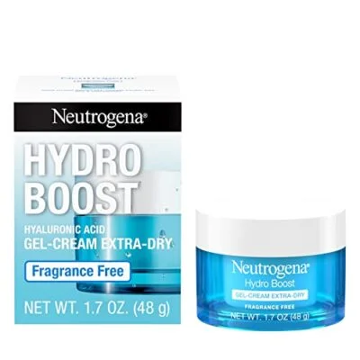 Neutrogena Hydro Boost Hyaluronic Acid Hydrating Face Moisturizer Gel-Cream to Hydrate and Smooth Extra-Dry Skin, 1.7 oz