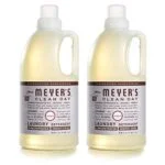 Mrs. Meyer’s Clean Day Liquid Laundry Detergent, Cruelty Free and Biodegradable Formula, Lavender Scent, 64 oz- Pack of 2