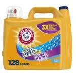 Arm & Hammer Plus OxiClean Odor Blasters Fresh Burst, 128 Loads Liquid Laundry Detergent, 166.5 Fl oz