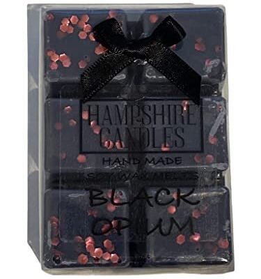 Black Opium Wax Melt | Highly Scented | 100% Eco Soy Wax, Cruelty & Vegan Free | (Approx. 80g)
