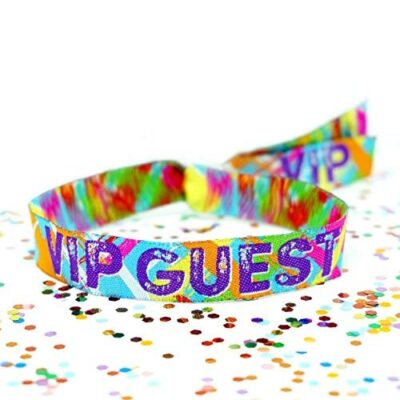 VIP GUEST Festival Party Security Wristbands ~ VIP Event Wristbands ~ Festival Birthday Party Bag Fillers ~ VIP Security Festival Wristbands ~ Lockdown Party
