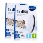 BRITA Lot de 3 filtres Ã  eau MicroDisc – Compatible avec les bouteilles filtrantes BRITA Fill&go et les carafes filtrantes BRITA Fill&Serve (lot de 2)